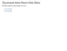 Tablet Screenshot of ozyilmazel.com